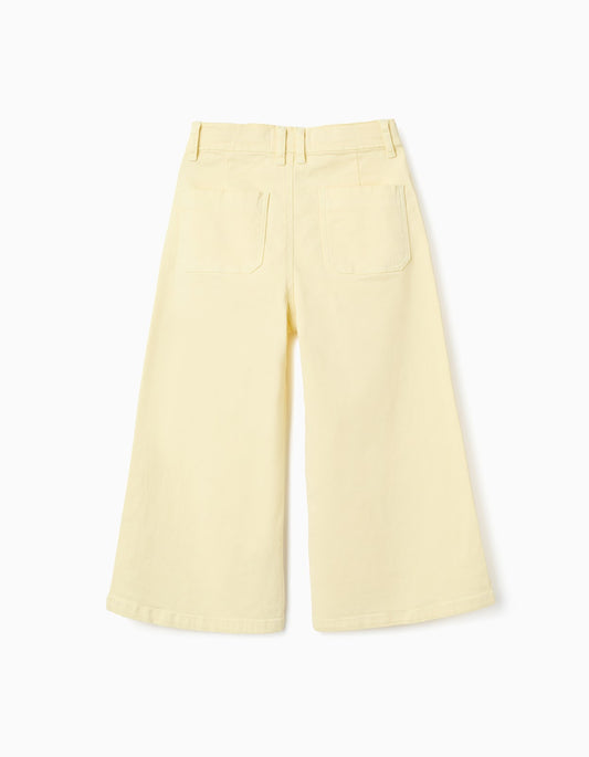 Pantalon Twill Amarillo Mantequilla - vista 2