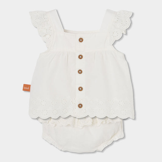 Conjunto Bordado De Bebé