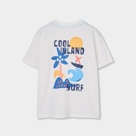Camiseta Estampada Cool Island