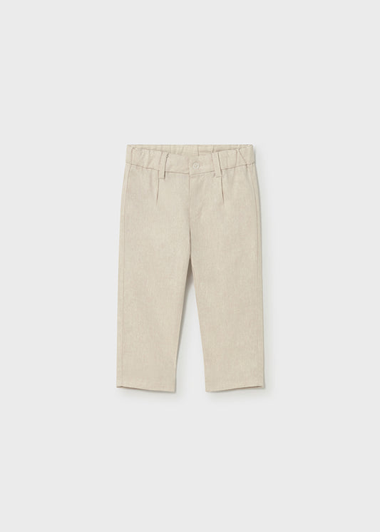 Pantalon Lino Chic - Camel - vista 2