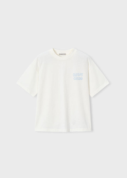 Camiseta M/c "happy Combo" - Nata - vista 2
