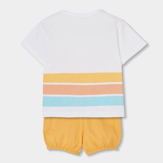 Conjunto Bermuda 2 Piezas Verano Cangrejo