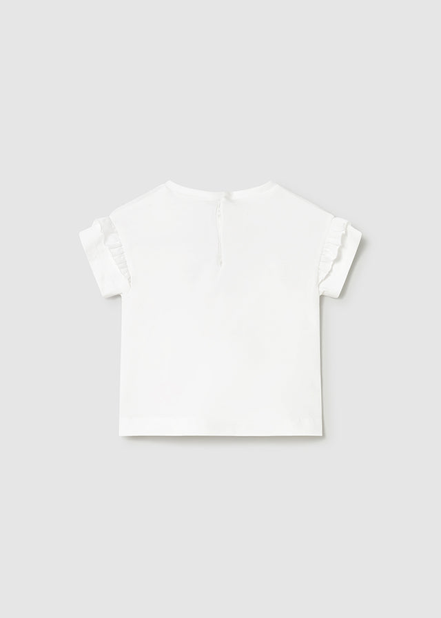 Conjunto 2 Piezas Camiseta Gato Gafas Y Leggings Acanalado - Blanco - vista 2