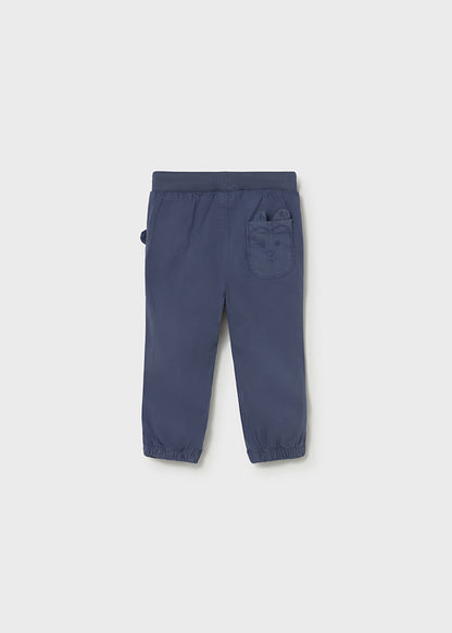 Pantalon Jogger Bolsillo Bordado - Azul oscuro - vista 2