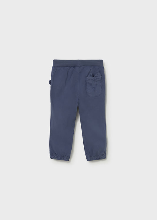 Pantalon Jogger Bolsillo Bordado - Azul oscuro - vista 2
