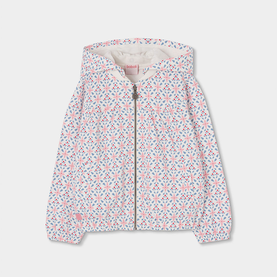 Chaqueta Felpa Estampada Blooming