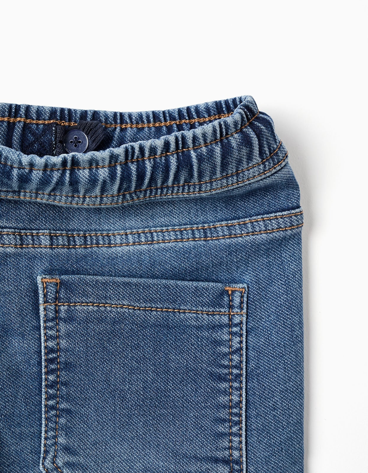Jogger Cargo Con Bolsillos En Demin - vista 6