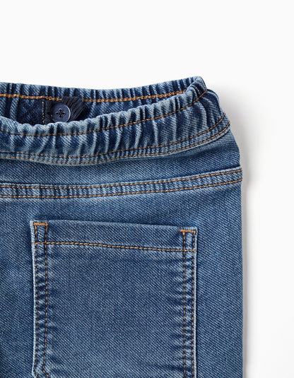 Jogger Cargo Con Bolsillos En Demin - vista 6