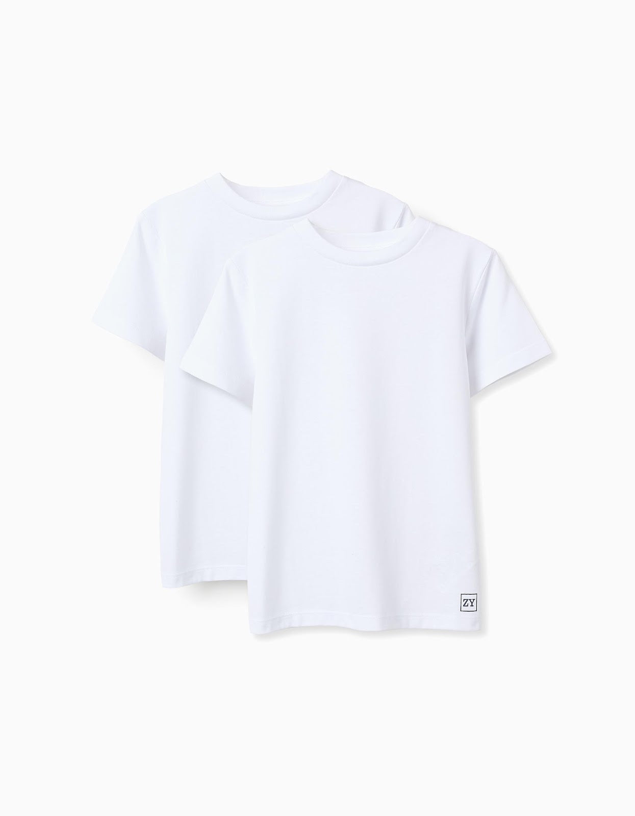 Set X 2 Camiseta Blanca Basica - Blanco