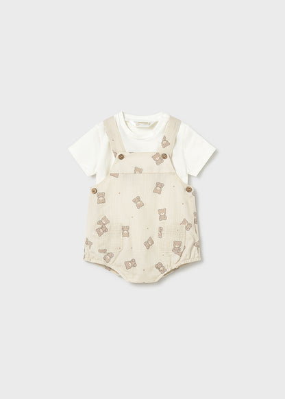 Conjunto Mameluco Osos Y Camiseta - Topo - vista 2