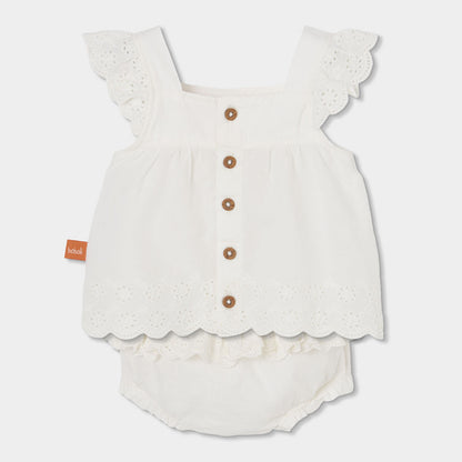 Conjunto Bordado De Bebé
