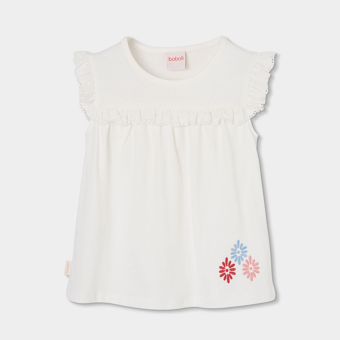 Camiseta Punto Bordada