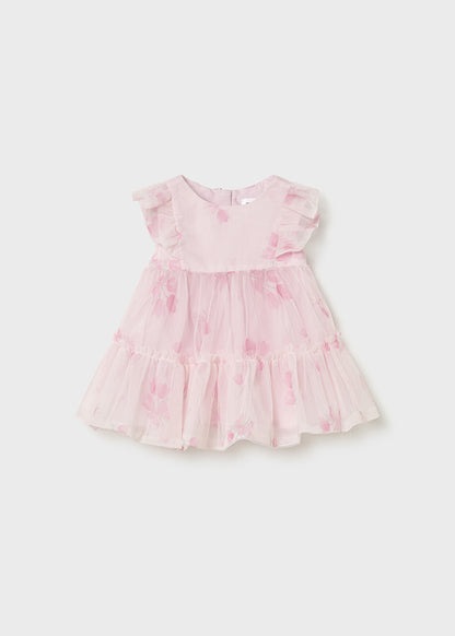 Vestido Tul - Rosa baby