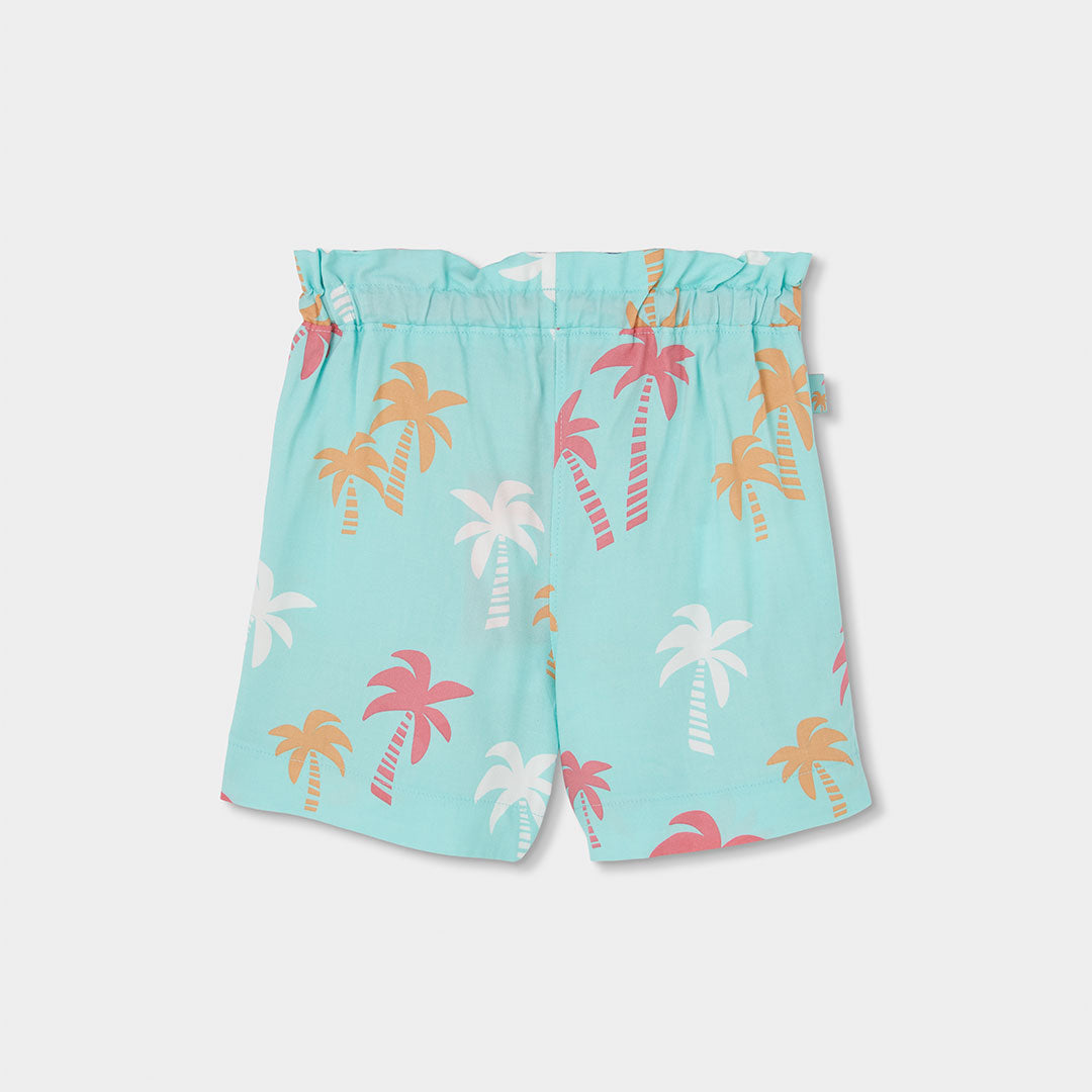 Short Viscosa Estampado Palmeras