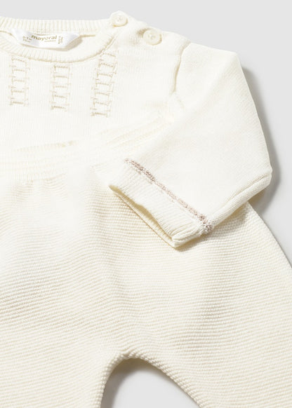 Conjunto Tejido 2 Piezas. - Beige - vista 3