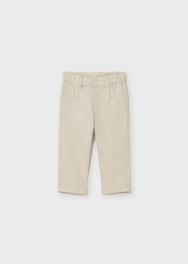 Pantalon Lino Chic - Camel - vista 2