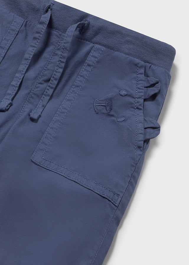 Pantalon Jogger Bolsillo Bordado - Azul oscuro - vista 3