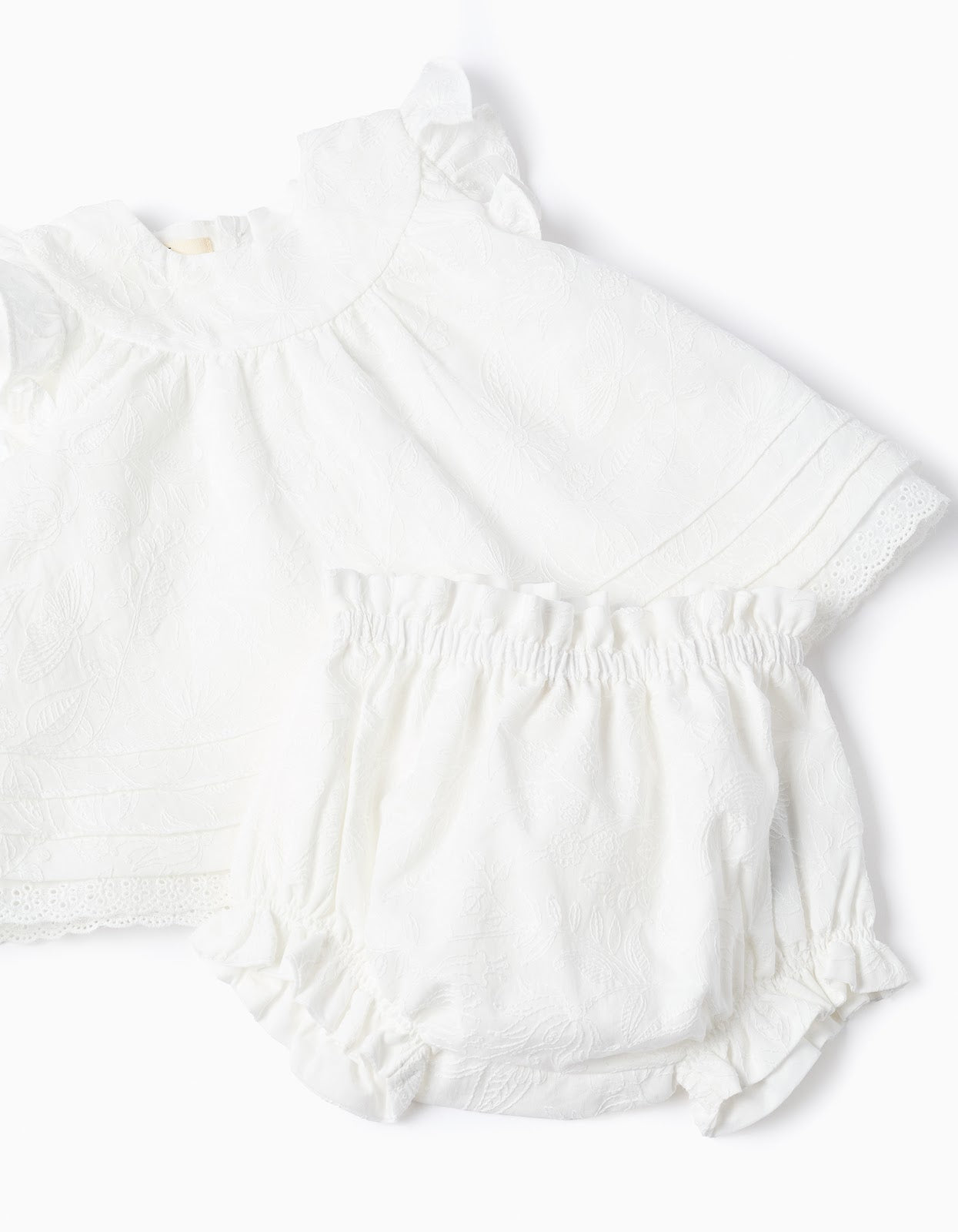 Vestido Bebe Bordado Verano 2 Piezas - vista 4