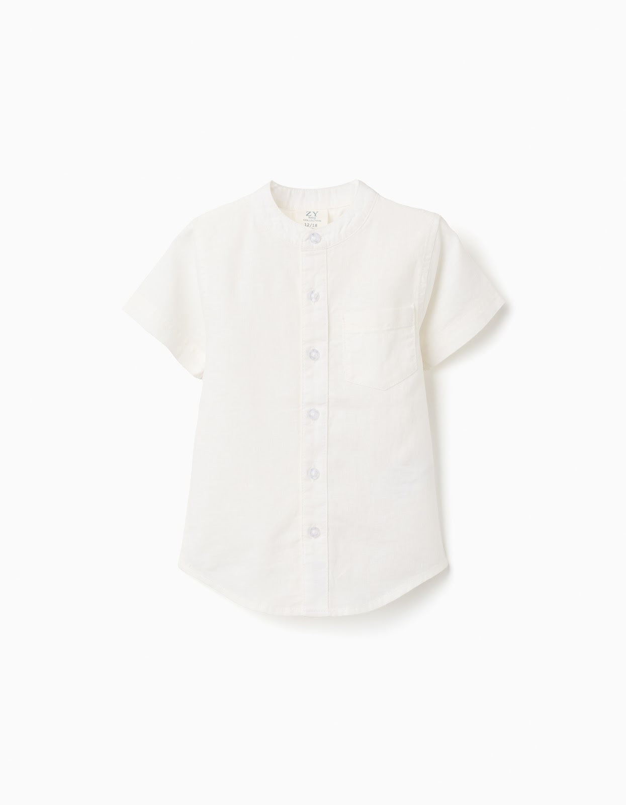 Camisa Manga Corta Blanca - Blanco