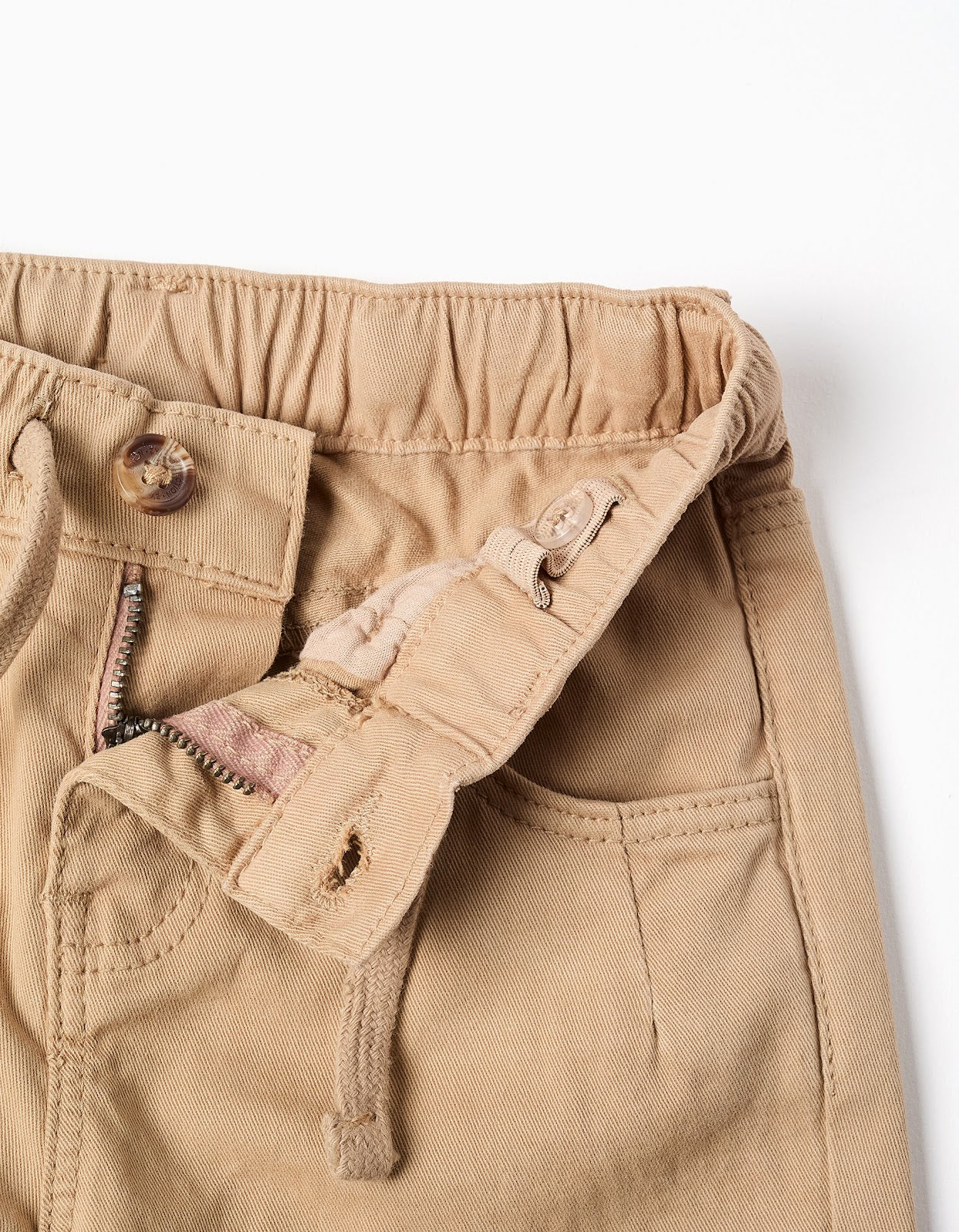 Pantalon Twill Beige - vista 10