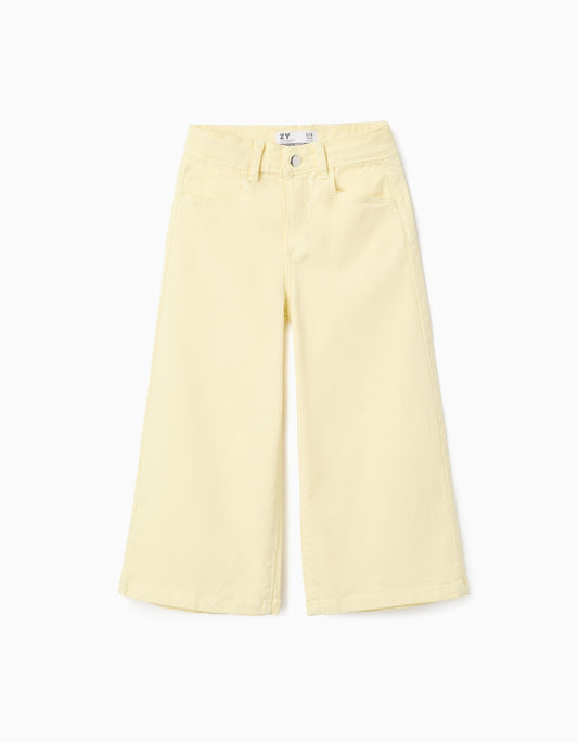 Pantalon Twill Amarillo Mantequilla - Amarillo