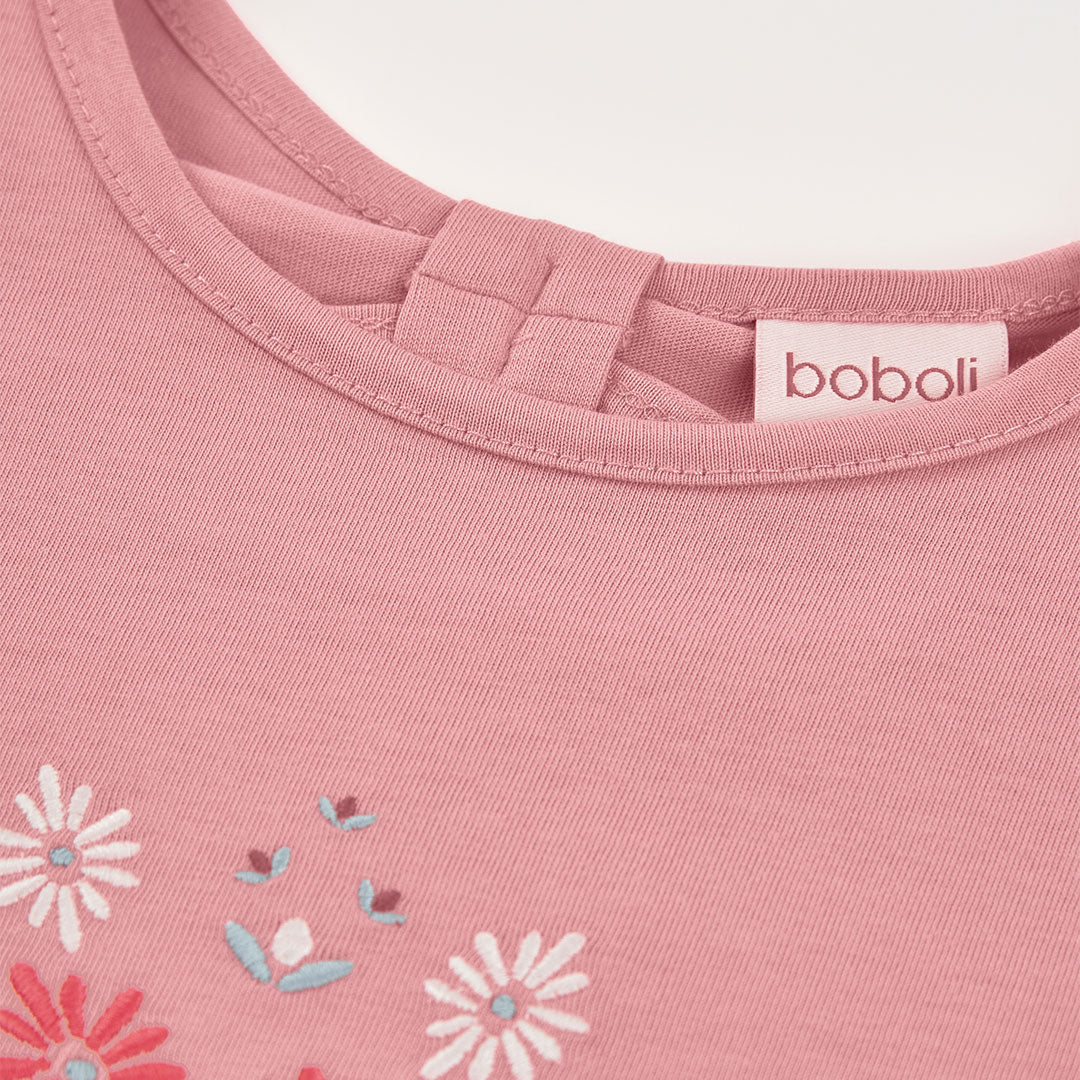 Camiseta Punto Bordada Blooming