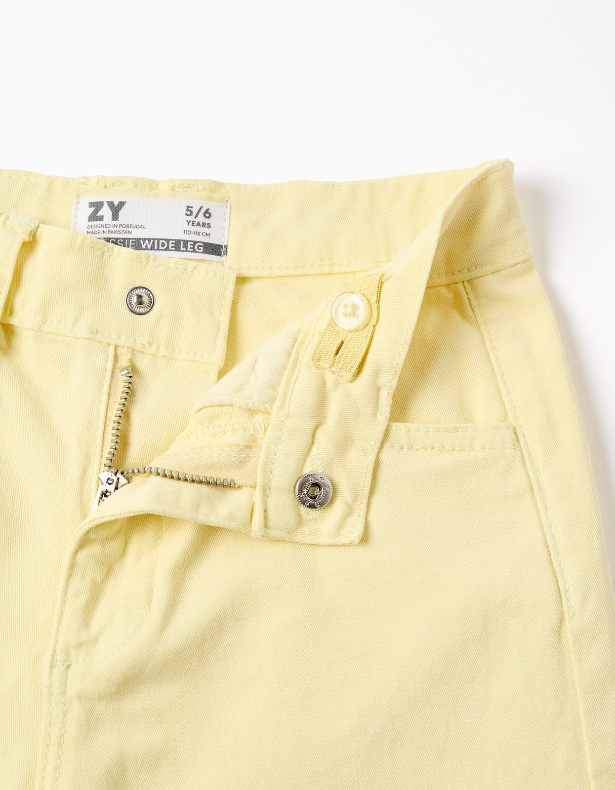 Pantalon Twill Amarillo Mantequilla - vista 3