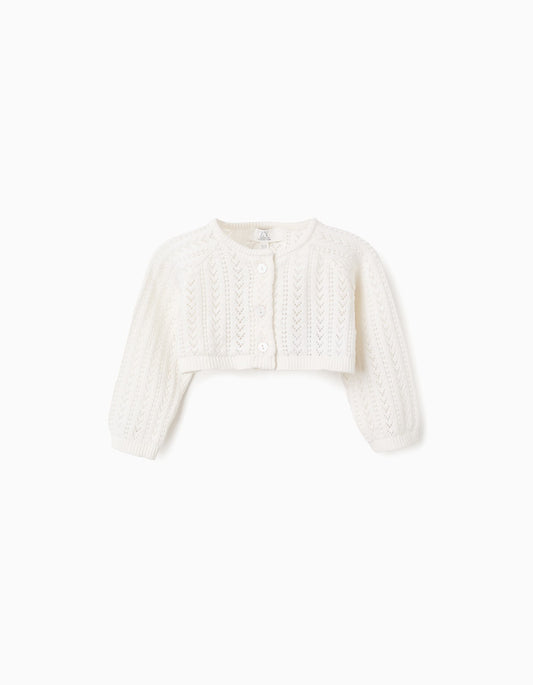 Cardigan Tejido Marfil - Marfil