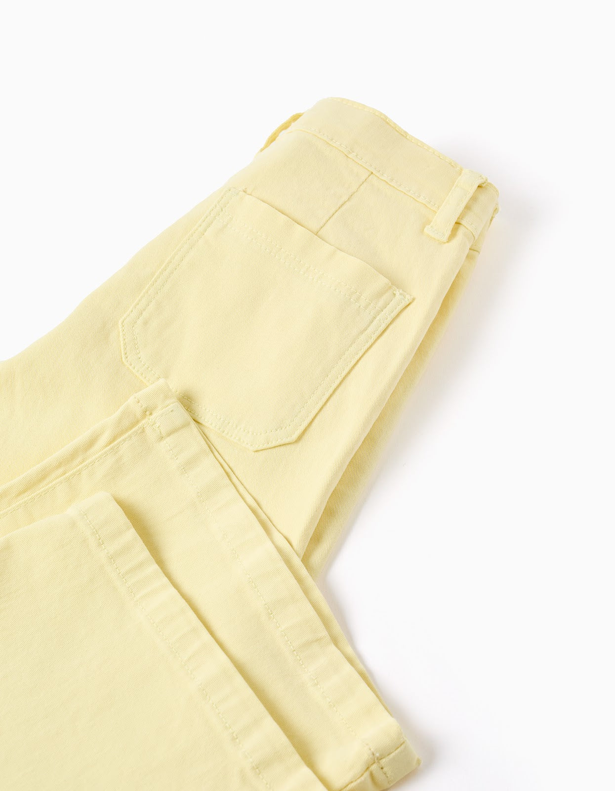 Pantalon Twill Amarillo Mantequilla - vista 4