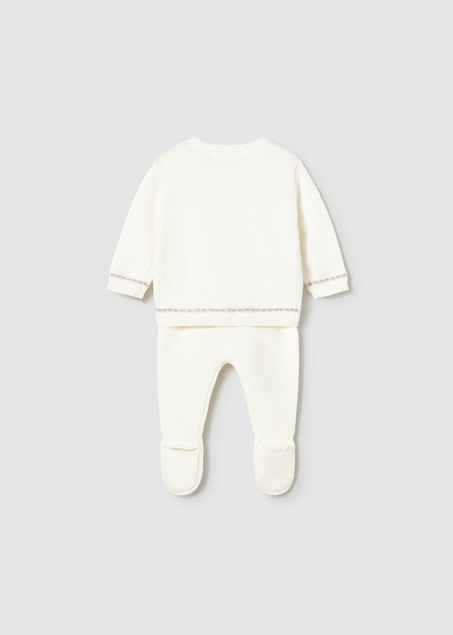 Conjunto Tejido 2 Piezas. - Beige - vista 2