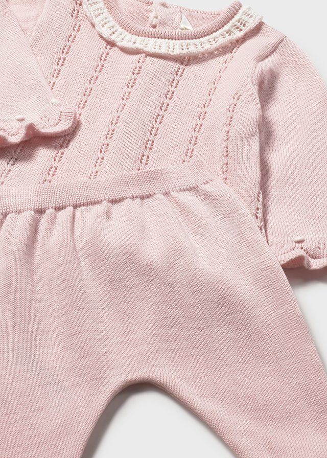 Primera Muda Tejida Rosa - Rosa baby - vista 3