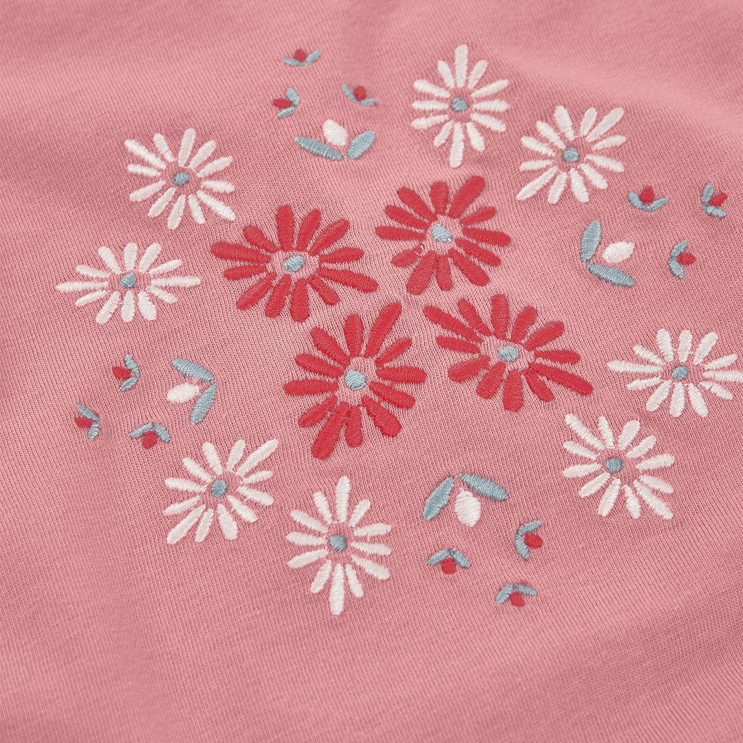 Camiseta Punto Bordada Blooming