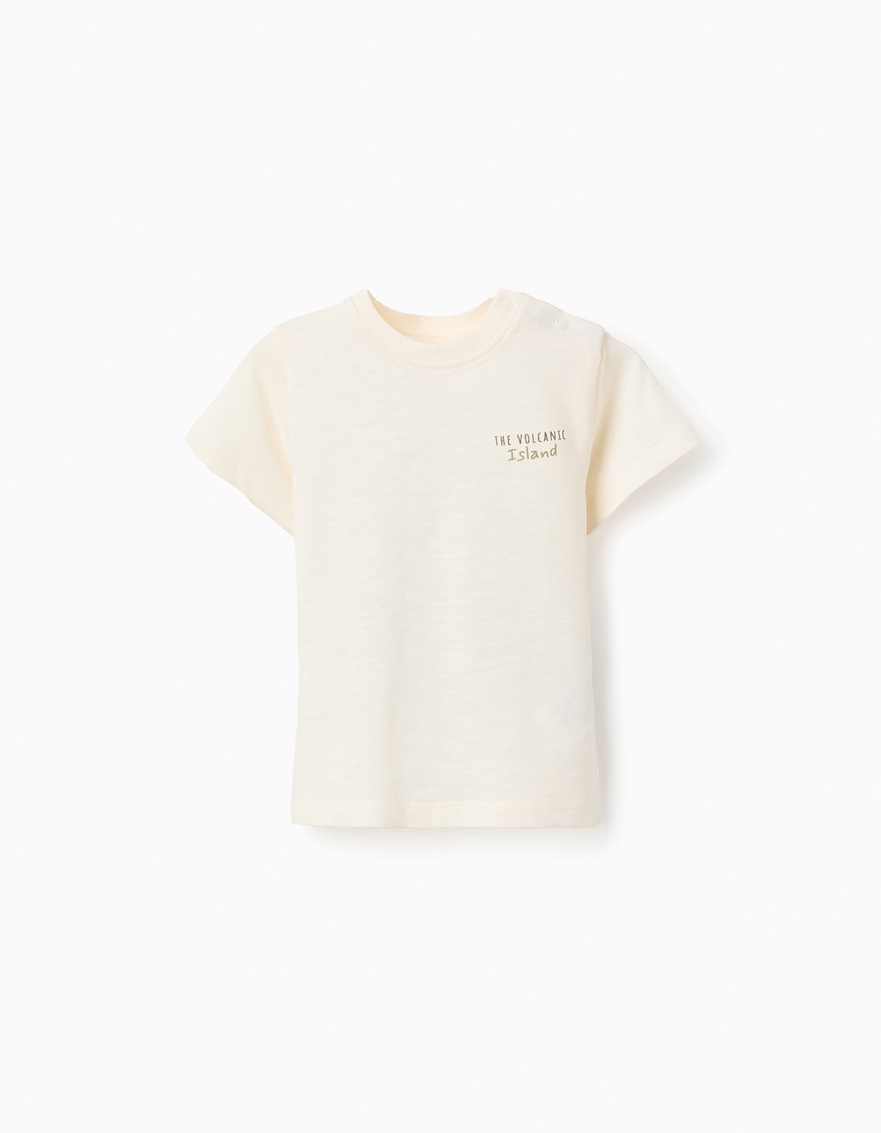 Camiseta Estampada Paisaje - Marfil