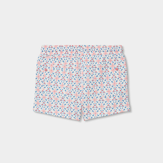 Short Felpa Estampado Blooming