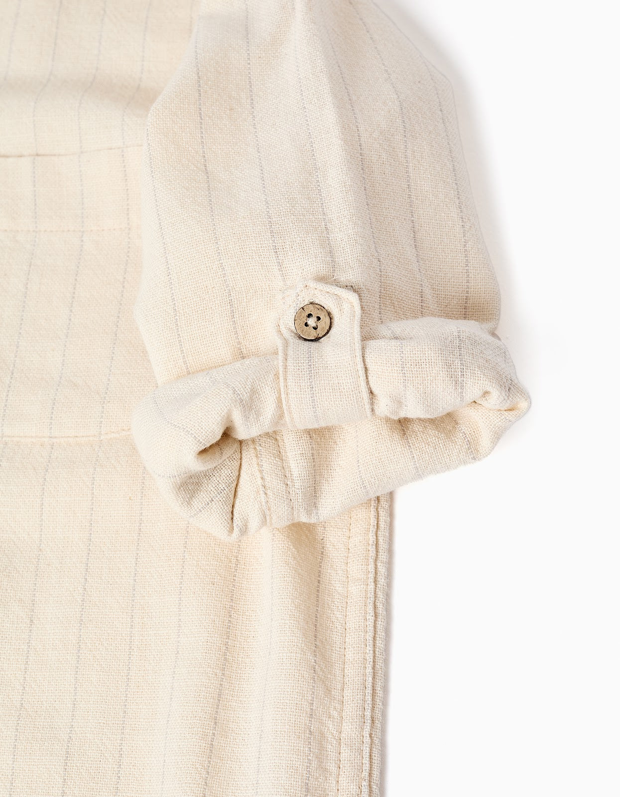 Camisa Lino Rayas - vista 4