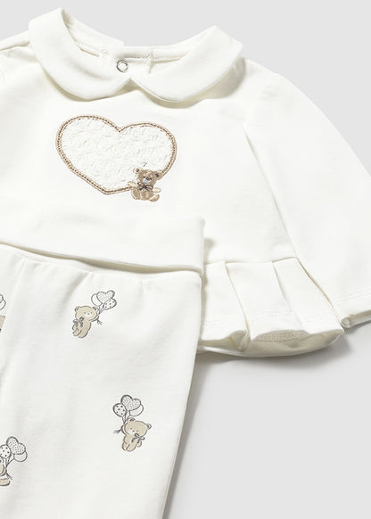 Conjunto 2 Piezas Oso Corazón - Rosa baby - vista 4