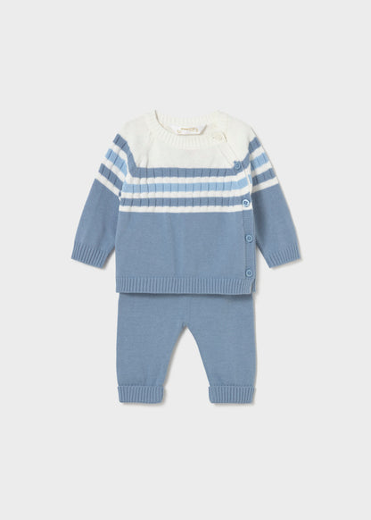 Conjunto Tejido 2 Piezas. - Azul