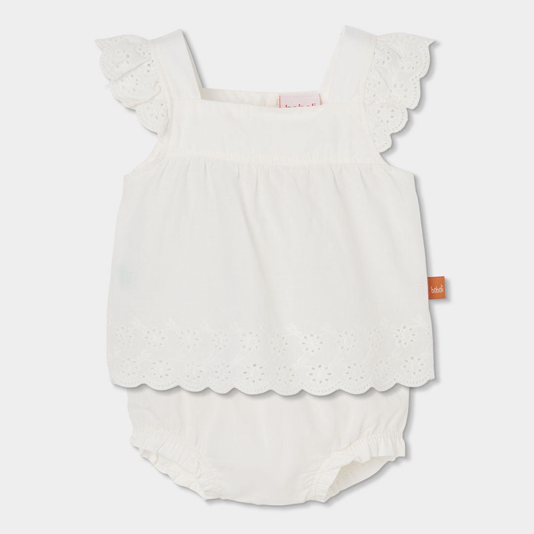 Conjunto Bordado De Bebé