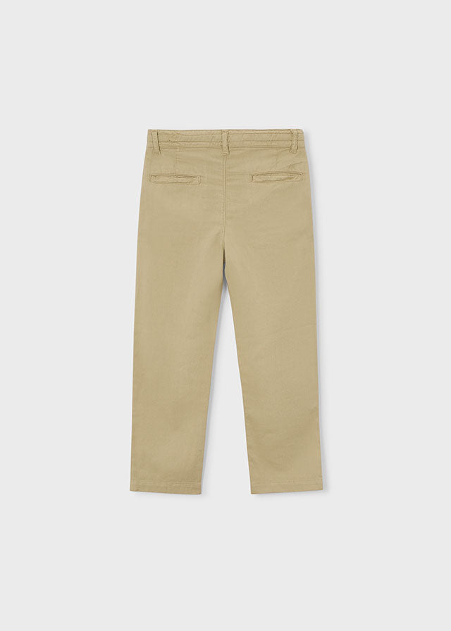 Pantalon Lino Relaxed - Camel - vista 2