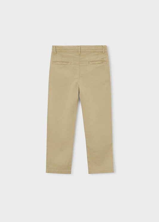 Pantalon Lino Relaxed - Camel - vista 2