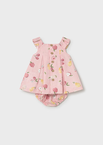 Vestido Lino Estampado Frutas - Rose - vista 2