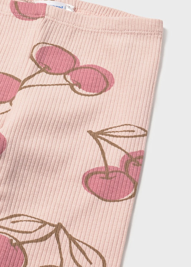 Conjunto Leggings Cerezas Con Diadema - Palo de rosa - vista 4