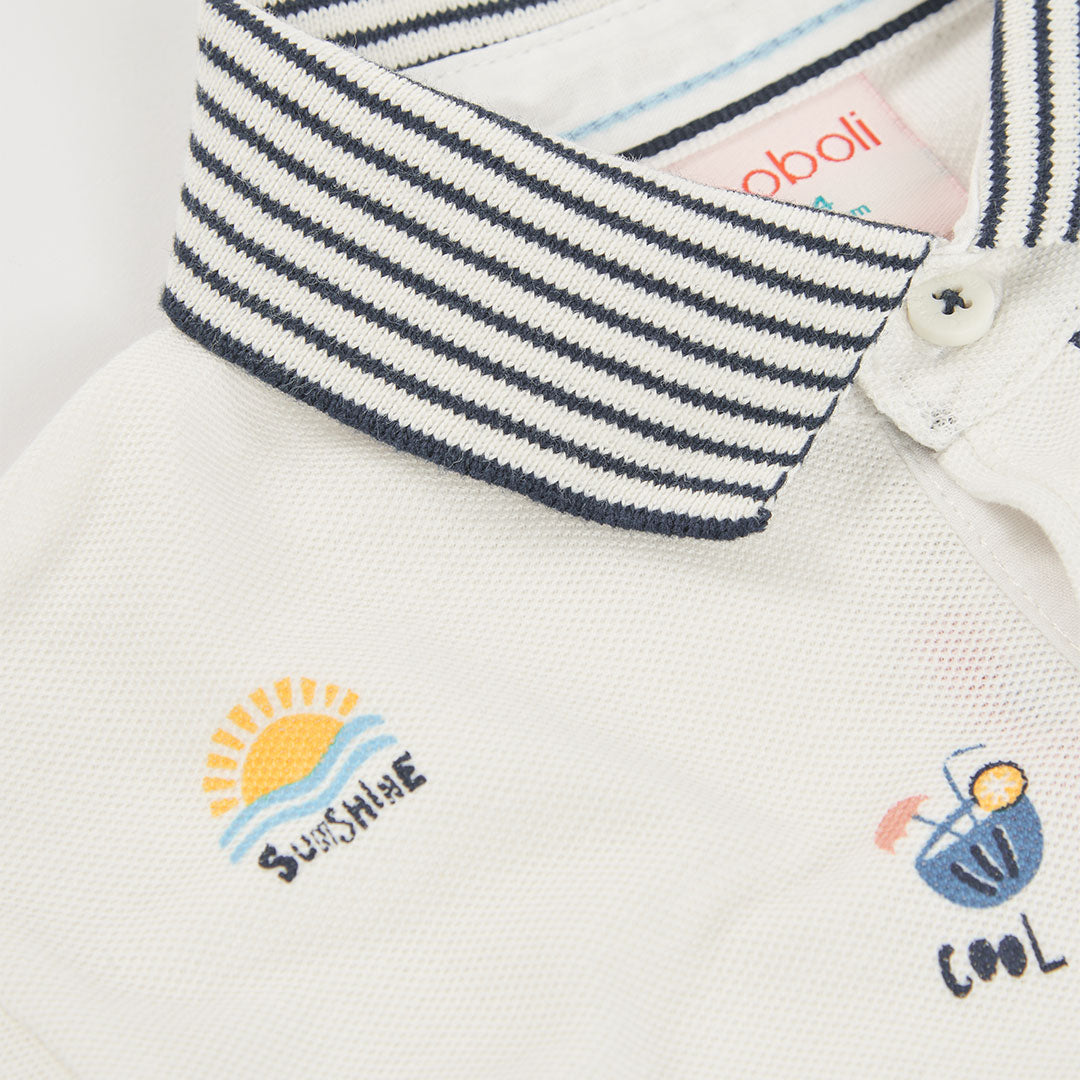 Polo Piqué Estampado Summer