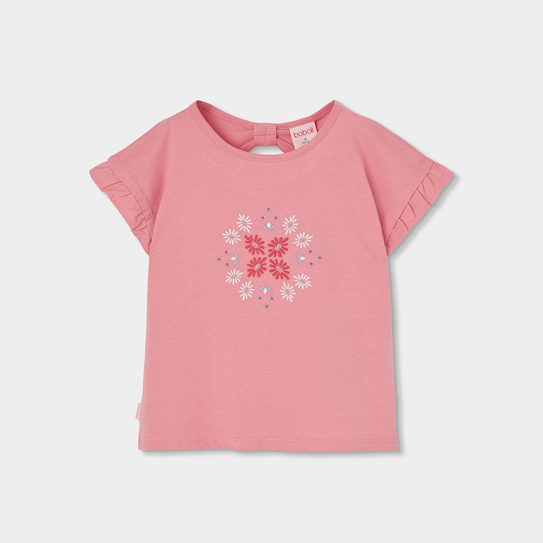 Camiseta Punto Bordada Blooming