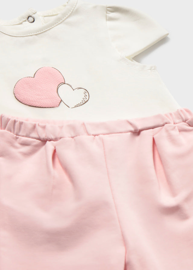 Conjunto 3 Piezas Flores - Rosa baby - vista 4