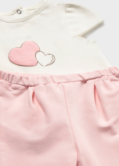 Conjunto 3 Piezas Flores - Rosa baby - vista 4