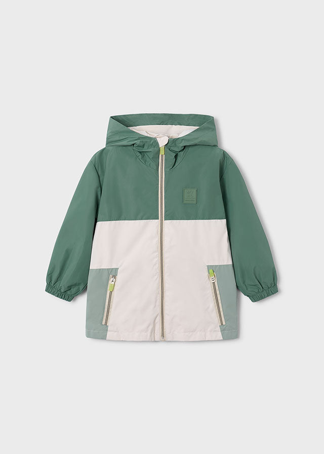 Chaqueta Cortavientos Combinado - Verde