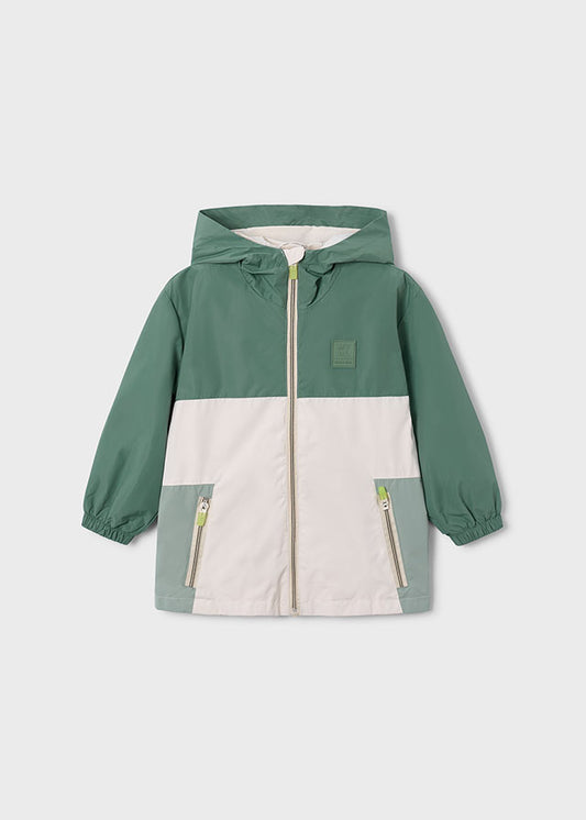 Chaqueta Cortavientos Combinado - Verde