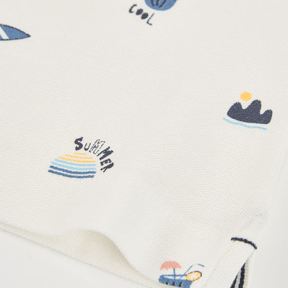 Polo Piqué Estampado Summer