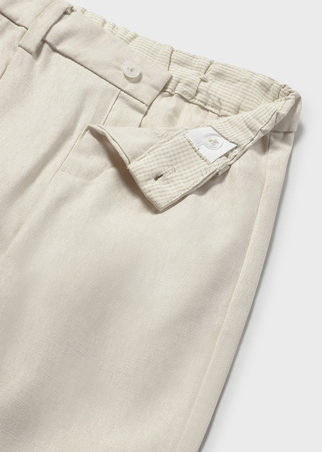 Pantalon Lino Chic - Camel - vista 4
